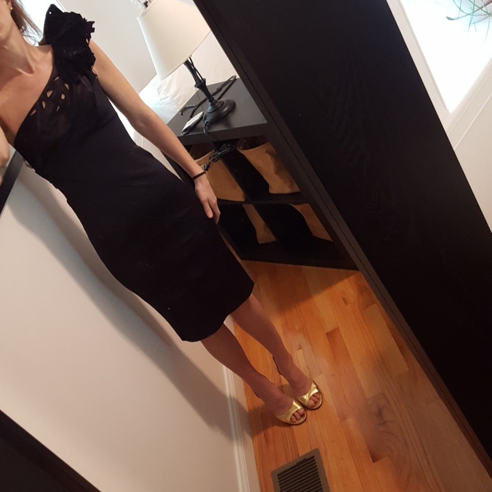 Karen Millen black cocktail dress